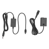 Kit De Bateria Fictício Np Fw50 Adaptador Tipo C Acoplador