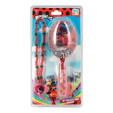 Kit De Beleza Escova E Colar Miraculous Ladybug Multikids