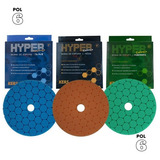 Kit De Boinas De Espuma Corte Lustro Refino Hyper 6pol Kers