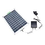 Kit De Bomba De água Solar- Painel Solar De 100 W 12 V- Vazão Máxima De 800 L-H- Elevador De 5 M- 3x USB- 1x Tipo C- Interface De Painel Solar 1xDC- Caixa De 3 Baterias-