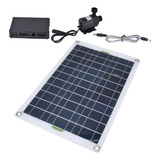 Kit De Bomba De Água Solar 50w Panel 12v Low Noise D