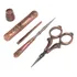 Kit De Bordado Tesoura Artesanal Vermelho Antigo Europeu Ret