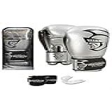 Kit De Boxe Muay Thai Pretorian Elite Training Silver   12oz