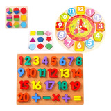 Kit De Brinquedos Montessori Educativos Tabuleiros