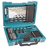 Kit De Brocas Bits E Escareador Com 34 Peças D 36980 Makita