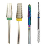 Kit De Brocas Manutenção E Remoção Para Alongamento De Unhas