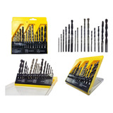 Kit De Brocas Multiuso Metal Concreto E Madeira 16 Peças