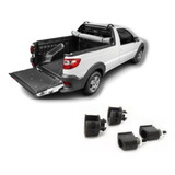 Kit De Bucha Dobradiça Tampa Traseira Fiat Strada Working