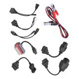 Kit De Cabos Obd2 Linha Leve Carros Adaptadores Para Scanner