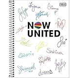 Kit De Cadernos Tilibra Universitário 1 Matéria Capa Dura Now United 80 Folhas Pacote Com 4 31 834
