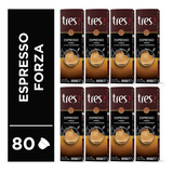 Kit De Café Espresso Em Cápsula Forza 80 Unidades De 8gr Cada 3 Corações