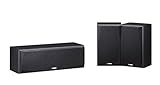 Kit De Caixas Acústicas Yamaha Ns-p51 2 Surrounds E 1 Central Para Sistemas De Home Theater 150w