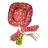 Kit De Cama Pet traveseiro E Gravata Pet