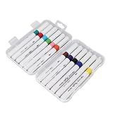 Kit De Canetas Acrílicas Para Pintura Marcadores Multicoloridos De Tinta Permanente Para Madeira Tela Pedra Vidro Cerâmica Tecido Plástico E Artesanato Ideal Para Desenhos Artísticos 12
