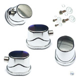 Kit De Canoas Tipo Gota Para Tons Caixa Surdo 4 Peças