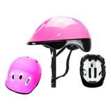 Kit De Capacete Infantil Cotoveleira Joelheira