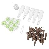 Kit De Cápsulas Hidropônicas Cúpulas De Cestos De Cultivo Sem De Plástico Para De Cultivo Interno Com Design Reutilizável E Ecológico Perfeito Para Residentes Urbanos