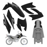 Kit De Carenagem 5 Peças Para Motos Nxr Bros 150 2009 A 2011