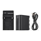Kit De Carregador E Bateria Para Câmera NP F960 NP F970 1PC 7 2V 7800mAh Bateria Recarregável Grande Com Substituição De Cabo USB Para SONY NP F550 F570 F750 F770 F960 F970