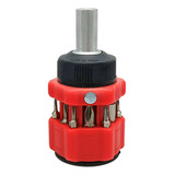 Kit De Chave De Fenda Com Catraca Mini Combinada Com Catraca