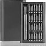 Kit De Chave De Fenda Magnética Portátil Multifuncional 24pcs Com Ferramentas De Alça Removíveis Para Impressora 3D Celular Smartphone Console De Jogos Tablet PC Móveis Reparação De Bicicletas