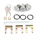 Kit De Chave Do Porta-malas QANYEGN- Conjunto De Chave Do Porta-malas- Conjunto De Cilindro Da Fechadura Da Porta- Substituição Para Automotivo