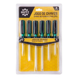 Kit De Chaves De Fenda E Phillips Resistente E Prático