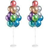Kit De Coluna De Balão Para Colunas De Chão - Balloon Com Suporte- Base E Mastro- Decoração De Pano De Fundo De Torre De Balão Para Casamento- Chá De Bebê- Festa De Aniversário Ou Despedida De