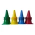 Kit De Cones Pvc Coloridos Com Argolas Plasticas