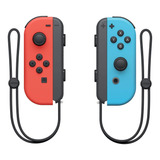 Kit De Controle Joystick Sem Fio Nintendo Switch Joy con  l   r  Neón Vermelho neón E Azul neón