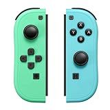 Kit De Controle Sem Fio Joy Pad Joystick Joy Con  L     R  Verde E Azul Para Console Nintendo Switch