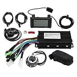 Kit De Conversão De Scooter De Bicicleta Elétrica Painel SW900 26A 3 Modos Controller Kit Para Motor De 500W 750W Com Liga De Liga De Alumínio Material ABS 22-2mm Instalação Do