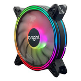 Kit De Cooler Fan Rgb 120x120 Com Controle Bright Hw004