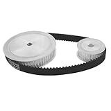 Kit De Correia De Polia HTD5M 30T 60T Redução 1 2 5M 430 Conjunto De Polia De Engrenagem De Correia Dentada 100 Mm Distância Central Para Máquina A Laser 16 Mm