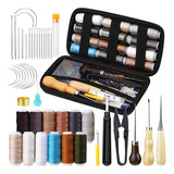 Kit De Costura Completo Agulha E Acessórios Com Estojo