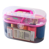 Kit De Costura Completo Com 35 Peças E Estojo