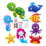 Kit De Costura De Feltro Infantil Montessori Oceano
