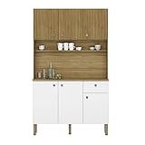Kit De Cozinha 6 Portas Barcelona Supremo Ripado