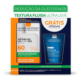 Kit De Cuidado Com A Pele La Roche posay Proteção Solar Protetor E Gel Concentrado 2 Peças