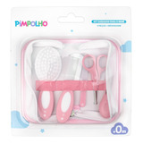 Kit De Cuidado Para Bebês Pimpolho Kit Higiene Infantil 5 Pçs E Necessaire Rosa Pimpolho 92561 Rosa   X 6