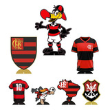 Kit De Displays Painel Totem Para Festa Flamengo
