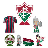 Kit De Displays Painel Totem Para Festa Fluminense Futebol