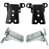 Kit De Dobradiça De Porta Superior E Inferior E Esquerda E Direita Para Ford Bronco F150 F250 1980 1996 Acessórios Do Lado Do Motorista Do Passageiro E8TZ1522810A 925066