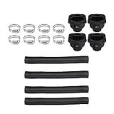 Kit De Dutos De Tubo Aquecedor De 42 Mm Com Braçadeira De Carro 4x Para Cuatro Furos Carro Caminhão Aquecedor A