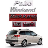 Kit De Emblemas Palio Weekend Trekking 1.6 16v- Fiat