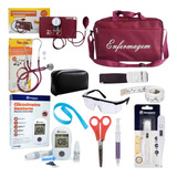Kit De Enfermagem Luxo Premium Com Medidor De Glicose