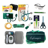 Kit De Enfermagem Luxo Verde Premium