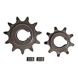 Kit De Engrenagem Do Motor Dianteiro Traseiro Aço Carbono 9 Dentes 11 Dentes Conjunto De Engrenagens Para Corrente De Bicicleta Engrenagem De Motor Comum 06B Corrente