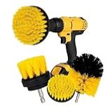 Kit De Escovas Para Furadeira- 3 Peças- Cerdas De Nylon Premium- Para Limpeza De Pneus- Azulejos E Superfícies Diversas