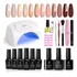 Kit De Esmalte De Gel Beetles With U V Light 6 Cores 48w